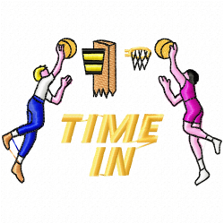 Basketball Embroidery Design 4 Basketball Embroidery Design 4